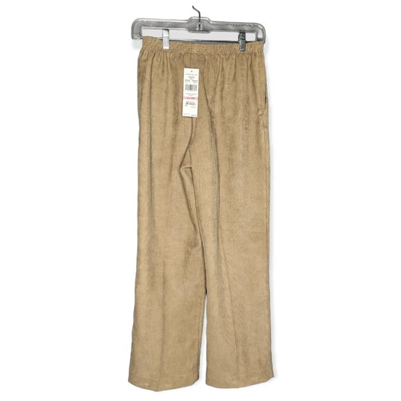 Alfred Dunner Petite Tan Straight Leg Pants w/ Elastic Waistband Size 10P - Picture 5 of 14